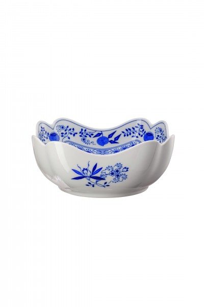 Hutschenreuther Blau Zwiebelmuster  Schüssel eckig 24cm