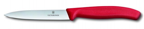 Victorinox Swiss Classic Gemüsemesser rot 10 cm mittelspitz glatt