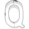 Birkmann Ausstechform Buchstabe Q Edelstahl 6 cm