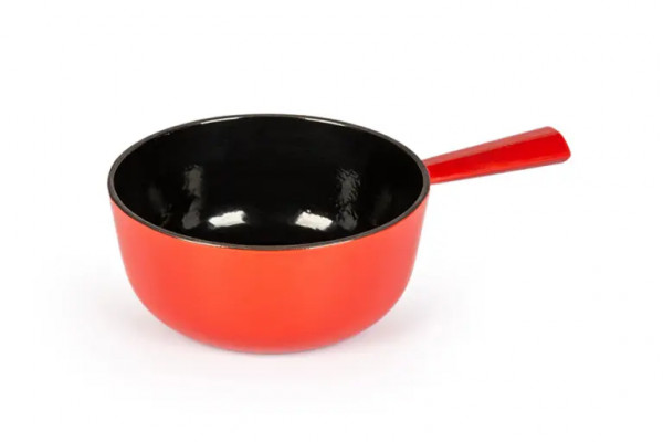 Stöckli Käsefonduecaquelon Classic Rot 18cm