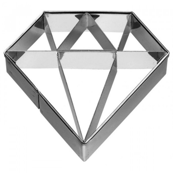 Birkmann Edelstahl Ausstechform Diamant 6 cm