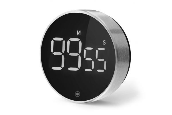 Zack Timer Cundo Edelstahl matt