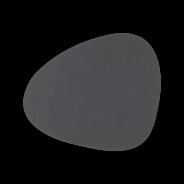 LindDNA Tischset Curve L Nupo Anthracite 37x44cm