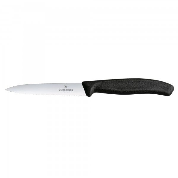 Victorinox Swiss Classic Gemüsemesser rot 10 cm mittelspitz welle