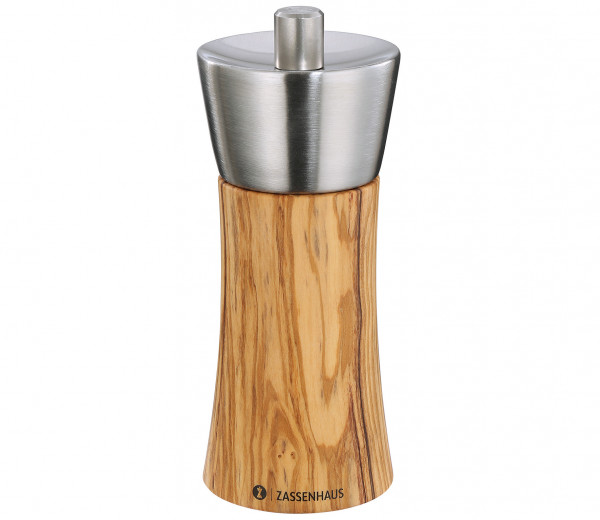 Zassenhaus Salzmühle Augsburg 14cm Olivenholz