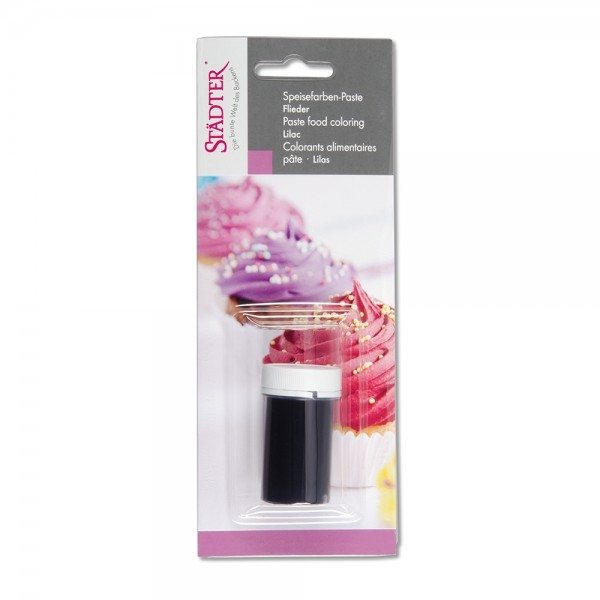 Städter Speisefarbe Paste Flieder 25 g in Verpackung