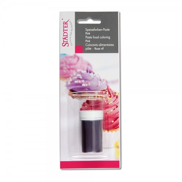 Städter Speisefarbe Paste Pink 25 g in Verpackung