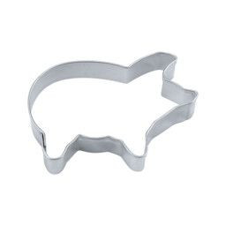 Städter Ausstecher Edelstahl glänzend Schwein 4 cm