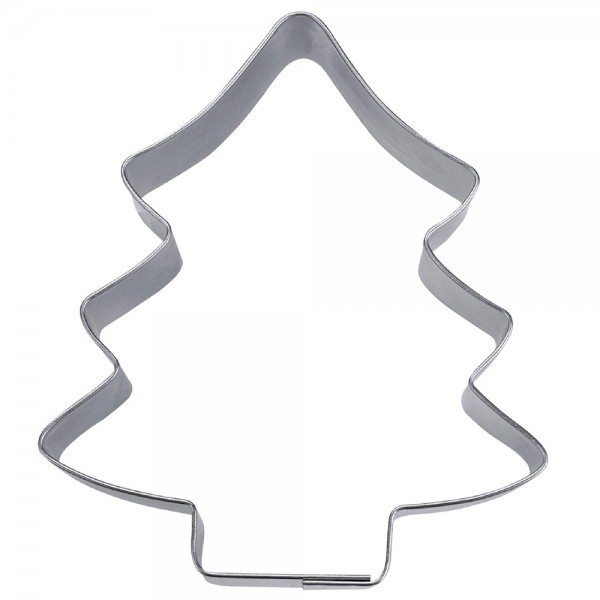 Städter Ausstecher Edelstahl glänzend Tannenbaum 5,5 cm