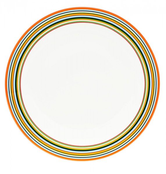 Iittala Origo orange Teller flach 26cm