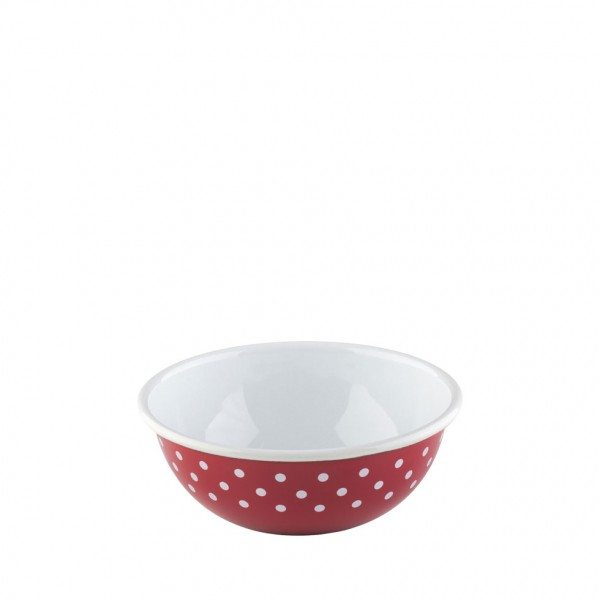 Riess Küchenschüssel 16 cm Pünkt.Rot