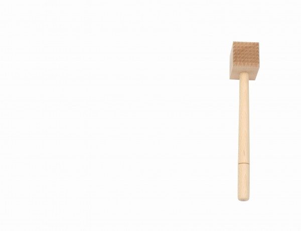 Hansi-Siebert Fleischhammer 49 Zacken / Buchenholz 29,5 x 7,7 cm
